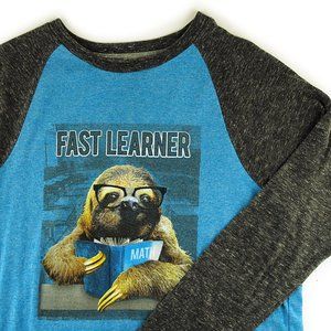 Fast Learner Boys Long Sleeve Graphic Tee 18